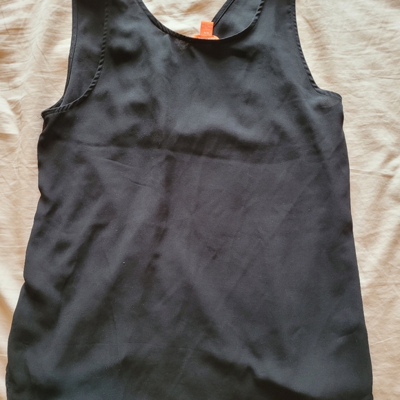 Joe Fresh Black Flowy Tank - Medium - Picture 3 of 3